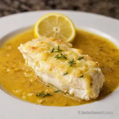 Dos de Cabillaud au Four Facile Recette Gratin&eacute;e au Citron Fiche recette