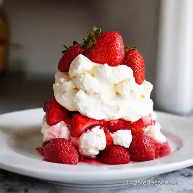 Dessert Rapide Fraise Eton Mess aux Fraises un délice minute Fiche recette