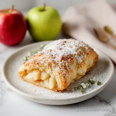 Dessert Pomme Rapide : Feuillet&eacute; Caram&eacute;lis&eacute; en 25 Minutes Fiche recette