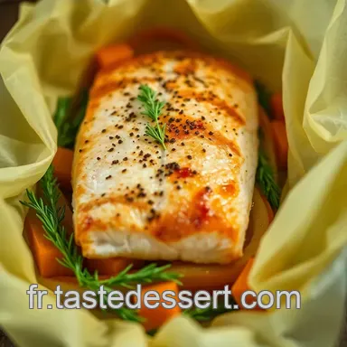 Filet de saumon en papillote: Recette facile et savoureuse Fiche recette
