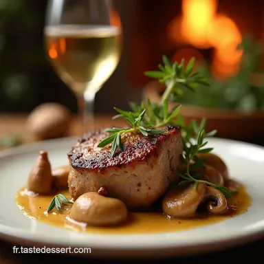 Filet Mignon de Porc Sauce Cidre et Champignons Recette Facile et Riche Fiche recette