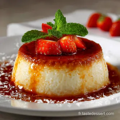 Flan Coco Antillais La Recette Onctueuse au Lait Concentr&eacute; Inratable Fiche recette