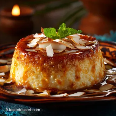 Flan Coco Br&eacute;silien Recette facile du dessert exotique parfait Fiche recette