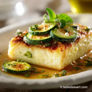 Flan Courgettes Feta : Recette Soleil Méditerranéen Légère Fiche recette