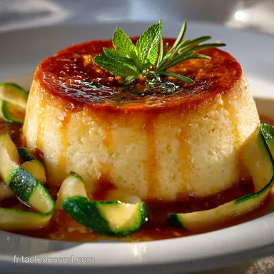 Flan de courgettes au gruy&egrave;re Recette facile et ultra-cr&eacute;meuse Fiche recette
