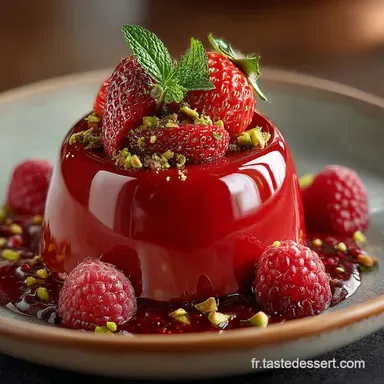 Fondant V&eacute;gane Pistache Framboise LArt de la P&acirc;tisserie Sans Oeuf et Chic Fiche recette