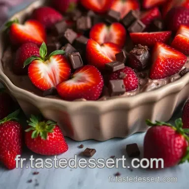 Fraises Chocolat Marbr&eacute;: Parisian Chic en 20 Minutes! Fiche recette