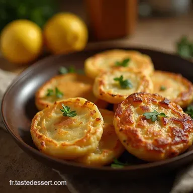 Recette Galettes de Pommes de Terre Faciles et Croustillantes &agrave; la Po&ecirc;le Fiche recette