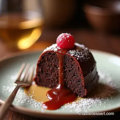Gâteau Chocolat Vegan Ganache Fleur de Sel Le Divin Fiche recette
