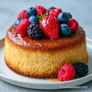 G&acirc;teau D'&eacute;t&eacute; Moelleux pour 8 Portions Fiche recette