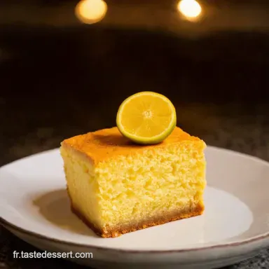 G&acirc;teau invisible citron myrtille Une gourmandise cach&eacute;e Fiche recette