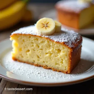 G&acirc;teau Banane L&eacute;ger et Moelleux Mon Secret Nuage
