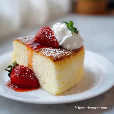 G&acirc;teau Nuage Japonais pour 8 Servings Fiche recette