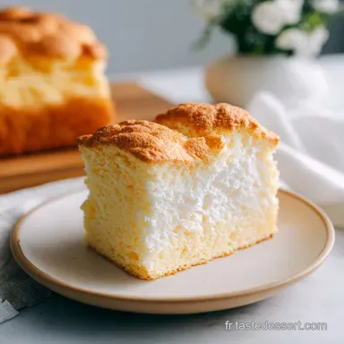 G&acirc;teau Nuage Japonais Moelleux pour 8 Portions Fiche recette