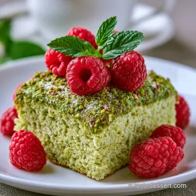 G&acirc;teau Pistache Framboise au Mascarpone Fiche recette