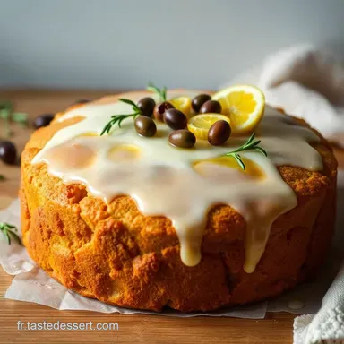 Gâteau Huile dOlive Glaçage Yaourt Mon Secret Provençal Fiche recette