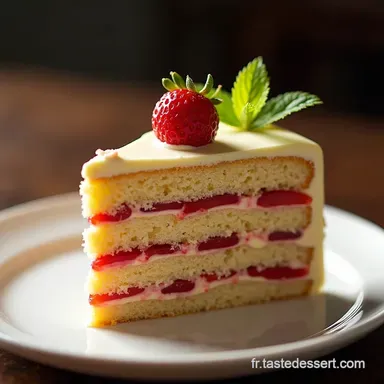 Mon Secret Layer Cake Vertical FraiseAmande Facile et Gourmand