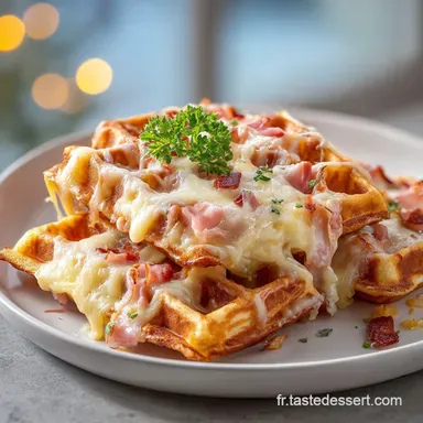 Gaufres Croque Monsieur: Recette Croustillante en 30 Minutes Fiche recette