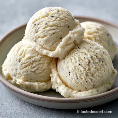 Glace &agrave; la Vanille au Lait Concentr&eacute; Fiche recette