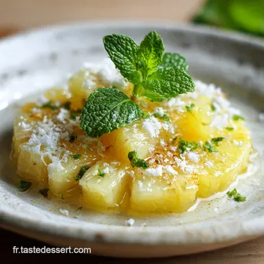 Dessert Apr&egrave;s Raclette L&eacute;ger pour 6 Portions Fiche recette