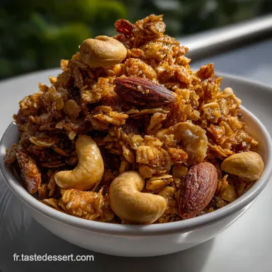 Granola Maison Amandes Noix Cajou: Le Meilleur Croustillant Fiche recette