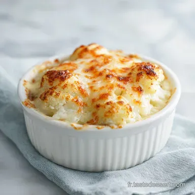 Recette Gratin Aux Choux Fleurs en 45 Minutes : Velout&eacute; Fiche recette