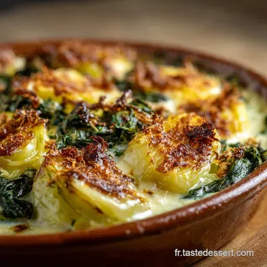 Gratin de Blettes au Comt&eacute; AOP Le Plat R&eacute;confortant du Terroir Fiche recette