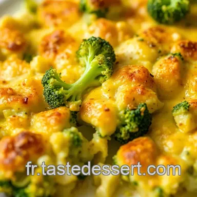 Gratin de Brocoli au Cheddar: Le Go&ucirc;t de l'Enfance Fiche recette