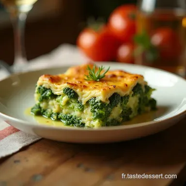 Gratin de Brocoli Facile Recette R&eacute;confortante &agrave; la B&eacute;chamel Fiche recette