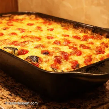 Gratin Aubergines Tomates Mozza Facile Mon Secret Ensoleill&eacute; Fiche recette