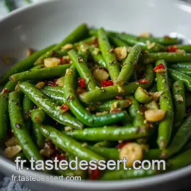 Haricots Verts Saut&eacute;s &agrave; l'Ail : La Meilleure Recette Pour Une Cuisson Parfaite Fiche recette
