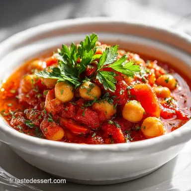 Harira Soupe Marocaine pour 7 Portions Fiche recette