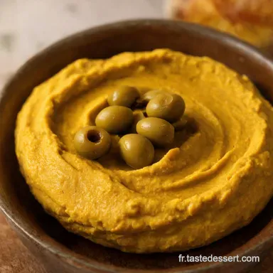 Houmous Olives Recette Facile : Mon Ap&eacute;ro M&eacute;diterran&eacute;en! Fiche recette