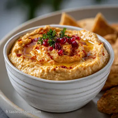 Houmous de lentilles corail : Recette facile et onctueuse en 30 min Fiche recette