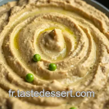 Houmous aux Pois Chiches Facile: Mon Secret Cr&eacute;meux en 5 Minutes! Fiche recette