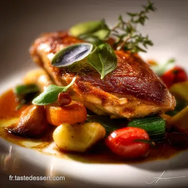 Ides Repas Soir Poulet R&ocirc;ti Parfait Peau Croustillante Garanti Fiche recette