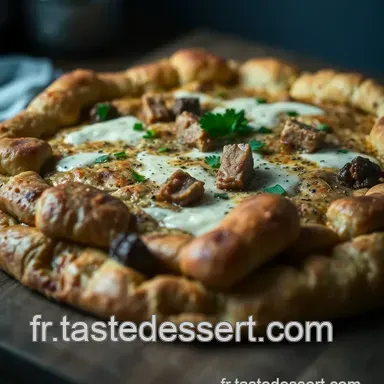 Kebab Galette Gourmande : Un Voyage Savoureux &agrave; Partager Fiche recette