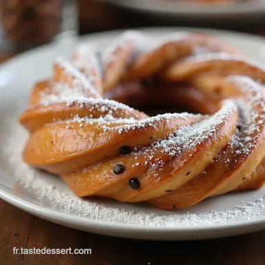 Kringle aux P&eacute;pites de Chocolat Le Go&ucirc;ter Danois Facile