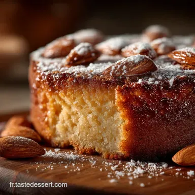 Gâteau Fondant aux Amandes LAmandier Le Vrai Moelleux Fiche recette
