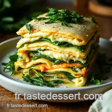 Lasagnes aux épinards : Mon Astuce Facile pour une Version Gourmande et Colorée Fiche recette