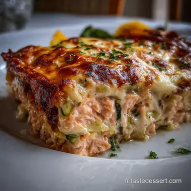 Lasagnes Saumon Courgettes : Fra&icirc;cheur et L&eacute;g&egrave;ret&eacute; Garanties Fiche recette