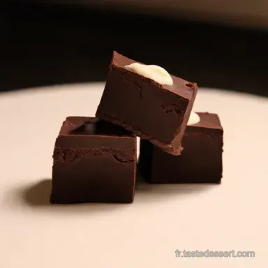 Fudge au Chocolat Noir Blanc Double Gourmandise Facile Fiche recette