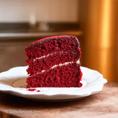 Gâteau Velours Rouge Un Délice Américain Red Velvet Cake Le Gteau Fiche recette