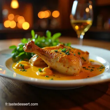 Poulet au Curry Crémeux Recette Facile et Authentique Fiche recette