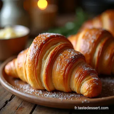 Mes Croissants au beurre Le secret du feuilletage maison inratable Fiche recette