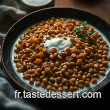 Lentilles Corail au Lait de Coco : Un Plat Crémeux et Réconfortant Fiche recette