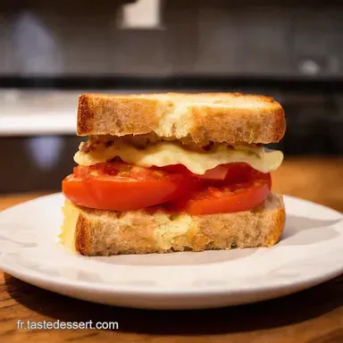 Tartine Tomate Mozza Simplissime Mon Sandwich Pr&eacute;f&eacute;r&eacute; Fiche recette