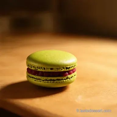 Macaron Gant Framboise Pistache Un délice à croquer Fiche recette