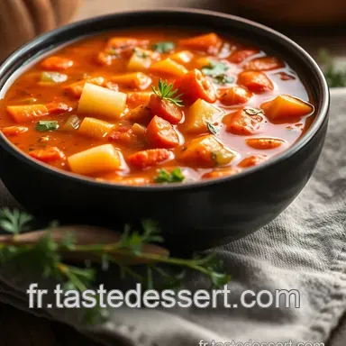 Minestrone Rustique: La Soupe Italienne qui Réchauffe le Coeur! Fiche recette