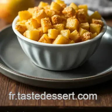 Mini Crumbles Pomme-Cannelle : D&eacute;lice Croustillant en 12 Minutes Fiche recette